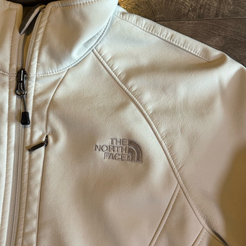 The North Face Cream Softshell Jacket - image 3